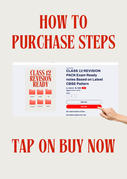 CLASS 12 REVISION PACK Exam Ready notes Based on Latest CBSE Pattern